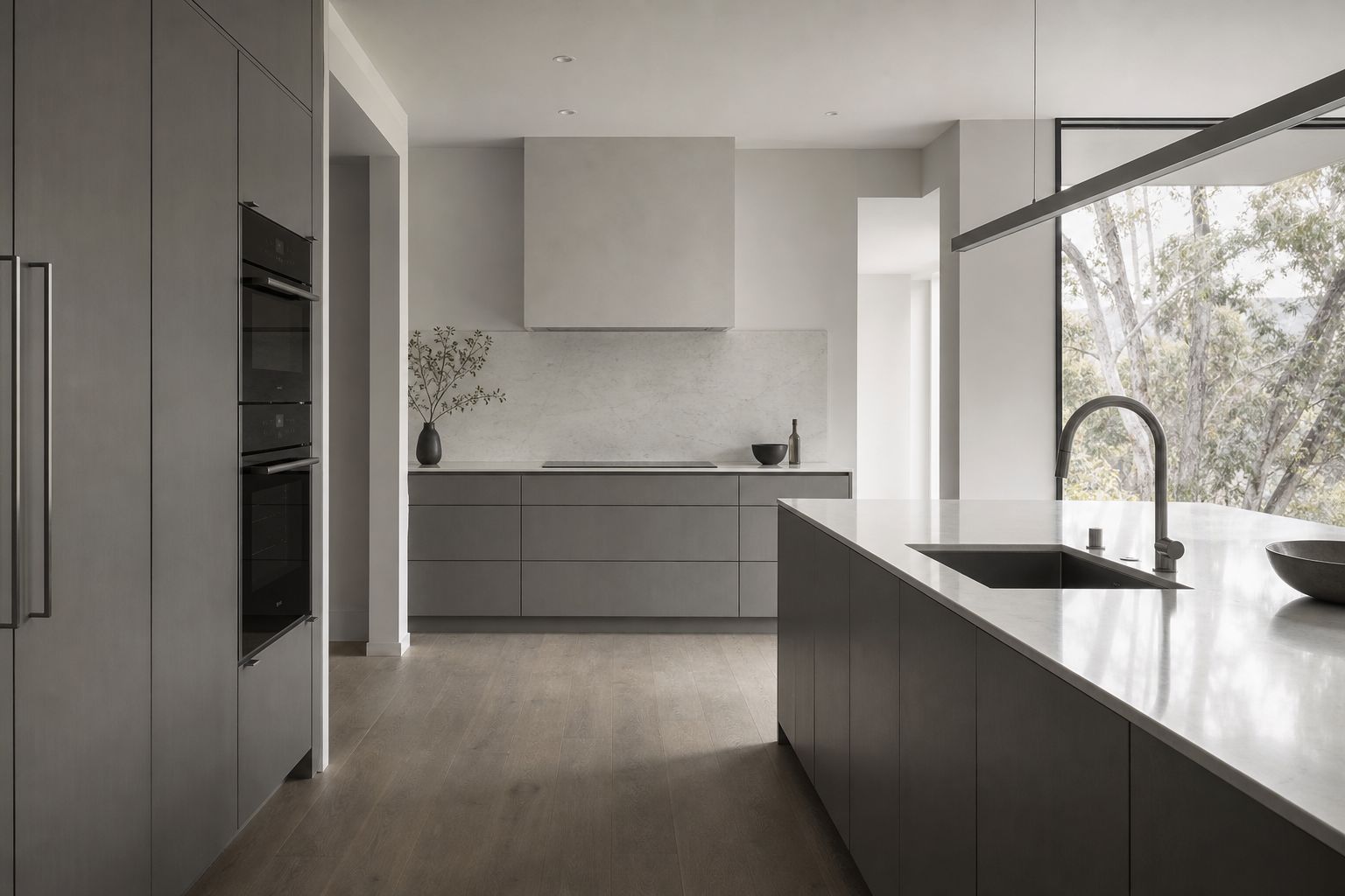 Renovated kitchen interior